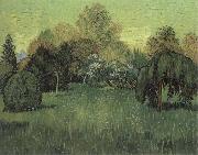 Vincent Van Gogh The Poet-s Garden Sweden oil painting artist
